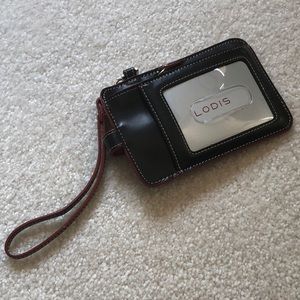 NWOT Leather Wristlet